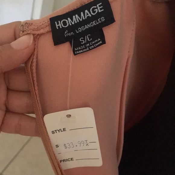 Peachy coral mini dress - Picture 6 of 6